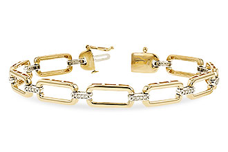 M328-96484: BRACELET .25 TW (7.5" - A244-41958 WITH LARGER LINKS)