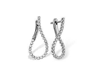 M330-72866: EARRINGS .50 TW